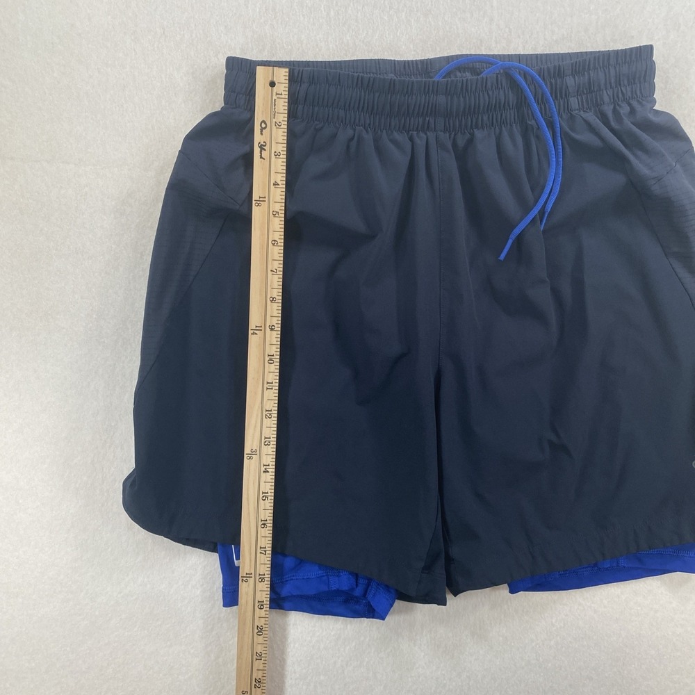 Adidas HIIT Spin 2 In 1 Shorts Gym Sports Legend Ink HR3771 Mens Sz Large S3 - Picture 7 of 7